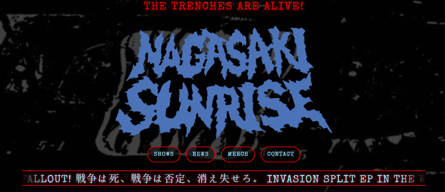 Nagasaki Sunrise — Band Page + Game