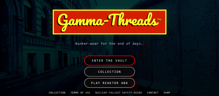 Gamma Threads - Clothing + Game